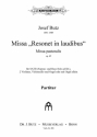 Butz, Josef, Missa 'Resonet in laudibus' op. 49 SATB , Streicher und Orgel oder mit Orgel allein