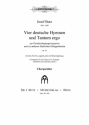 Butz, Josef, Vier deutsche Hymnen und Tantum ergo op. 56 SATB a cappella oder mit Blsern