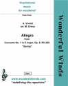 Vivaldi, A., Allegro (Spring) 4 Flutes, A, B