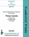 Trad./ Monnoye, Three Carols 3 Oboes