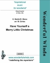 Have yourself a Merry Little Christmas for 3 oboes and cor anglais score and parts