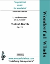 Beethoven, L. van, Turkish March Op. 113 2+ Oboes, 1+Bassoon, (opt. M-Bassoon,T'roon, Cbsn, #)