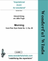 Grieg, E., Morning (Peer Gynt) Eb Cl, 3 Bb Clarinets, A, B