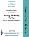 Hill, M.&.P/ Trad., Happy Birthday/For He's A Jolly Good Fellow 3 Bb Clarinets, B