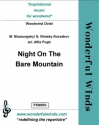 Mussorgsky/ Rimsky- Korsakov, Night On The Bare Mountain Picc, Fl, Ob 1, Ob 2/CA, 2 Bb Clarinets, Bassoon 1, CBassoon or Bassoo