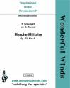 Schubert, F., Marche Militaire Op. 51, No. 1 2 Flutes, 2 Oboes, 3 Bb Clarinets, Bassoon.