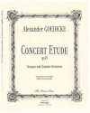 Concert Etude op.49 for trumpet and chamber orchestra score