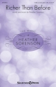 Heather Sorenson, Richer Than Before SATB, Guitar and Cello Choral Score