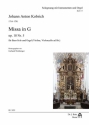 Missa in G op.18 Nr.5 fr Bass-Solo und Orgel (Violine, Violoncello ad lib.)