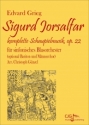 Grieg, Edvard, Sigurd Jorsalfar Blasorchester, Chor (TB opt.), Gesangssolist