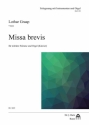 Missa brevis fr mittlere Stimme und Orgel (Klavier)