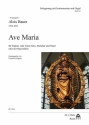 Ave Maria fr Sopran- oder Tenor-Solo, Streicher und Orgel oder mit Orgel allein Partitur (la)