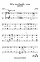 Brad Nix, Light the Candle, Mary SATB a cappella Chorpartitur