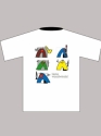 Kinder T-Shirt 'Woodwinds' (M), wei