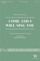 Come and I Will Sing You TTBB and Percussion Chorpartitur