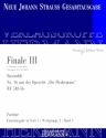 Strau (Son), Johann, Die Fledermaus - Finale III (Nr. 16) RV 503-16 Soli, Chor und Orchester Partitur