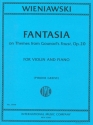 Henryk Wieniawski, Fantasia Violine und Klavier Buch + Einzelstimme(n)