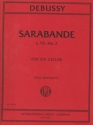 Claude Debussy, Sarabande Cello Sextet Partitur + Stimmen