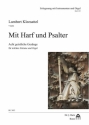 Mit Harf und Psalter fr mittlere Stimme und Orgel