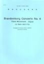 Gigue from Brandenburg Concerto no.6 for 5 recorders (SSATB) score and parts