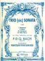 Trio (sic) Sonata for 2 flutes, tambourine and tuba score and parts