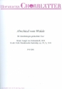 Abschied vom Walde op.59,3 fr gem Chor a cappella Chorpartitur