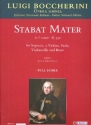 Stabat mater in f Minor G532 for soprano, strings and Bc score