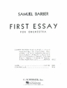 Essay no.1 op.12 for orchestra score