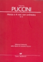 Messa di Gloria fr Soli, gem Chor und Orchester Studienpartitur