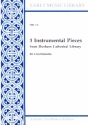 3 instrumental Pieces from Durham Cathedral Library for 6 instruments 6 scores