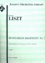 Ungarische Rhapsodie Nr.2 G359,2 fr Orchester Partitur