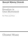 Sonatina in one Movement op.8 for violin and piano archive copy