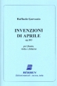 Invenzioni di aprile op.103 per flauto, viola e chitarra partitura e parti