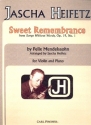 Sweet Remembrance op.19,1 for violin and piano