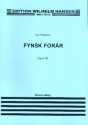 Fynsk Forar op.42 for soli, mixed chorus and orchestra piano score