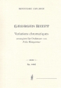 Variations chromatiques fr Orchester Studienpartitur