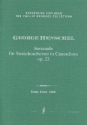 Serenade in Canonform op.23 fr Streichorchester Studienpartitur