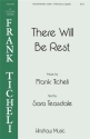 There Will Be Rest TTBB A Cappella Choral Score