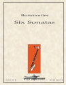 6 Sonatas for 2 bass clarinets score