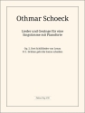 Schoeck Othmar, Drben geht die Sonne scheiden op. 2/1 Gesang Klavier