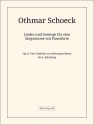 Schoeck, Othmar, 4 Gedichte op. 8/4 Jahrestag Gesang und Klavier