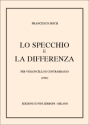 Lo Specchio E La Differenza Cello and Contrabass Score