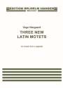 Three New Latin Motets SATB Score