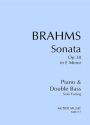 Sonata in E Minor op.38 for piano and double bass (solo tuning)