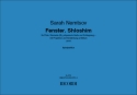 Fenster. Shloshim Flute, Clarinet, Harp, Drum Set Score