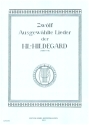 12 ausgewhlte Lieder der hl Hildegard fr Gesang und Orgel oder Klavier