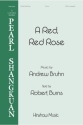 A Red, Red Rose SATB A Cappella Chorpartitur