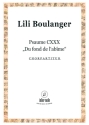 Du fond de l'abme, Psaume 130 (CXXX) Chor und Orchester Chorpartitur