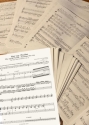 Der 23. Psalm op.14 Chor und Orchester Orchestermaterial