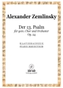 Der 13. Psalm op.24 fr gem Chor und Orchester Klavierauszug